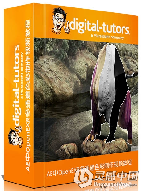 AE中OpenEXR多通道色彩制作视频教程Digital-Tutors Compositing with Multi-channe...  灵感中国网 www.lingganchina.com