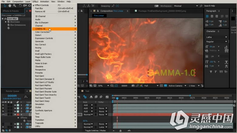 AE线性工作流程训练视频教程Digital Tutors Linear Workflow in After Effects  灵感中国网 www.lingganchina.com