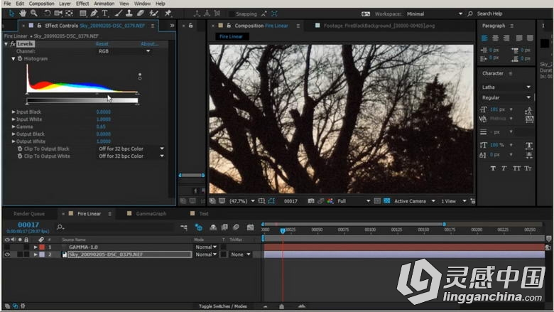 AE线性工作流程训练视频教程Digital Tutors Linear Workflow in After Effects  灵感中国网 www.lingganchina.com