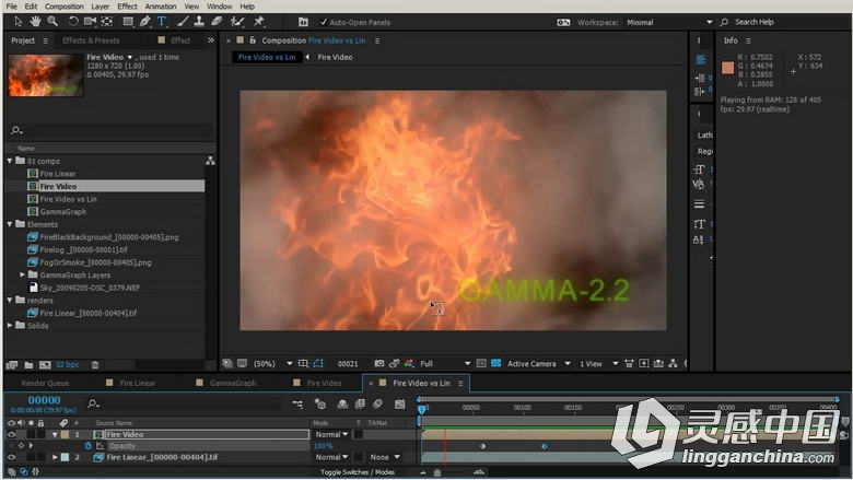 AE线性工作流程训练视频教程Digital Tutors Linear Workflow in After Effects  灵感中国网 www.lingganchina.com