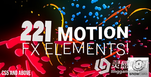 221组角色标题元素包装动画AE模板合辑 Videohive 221 Motion FX Elements Pack  灵感中国网 www.lingganchina.com