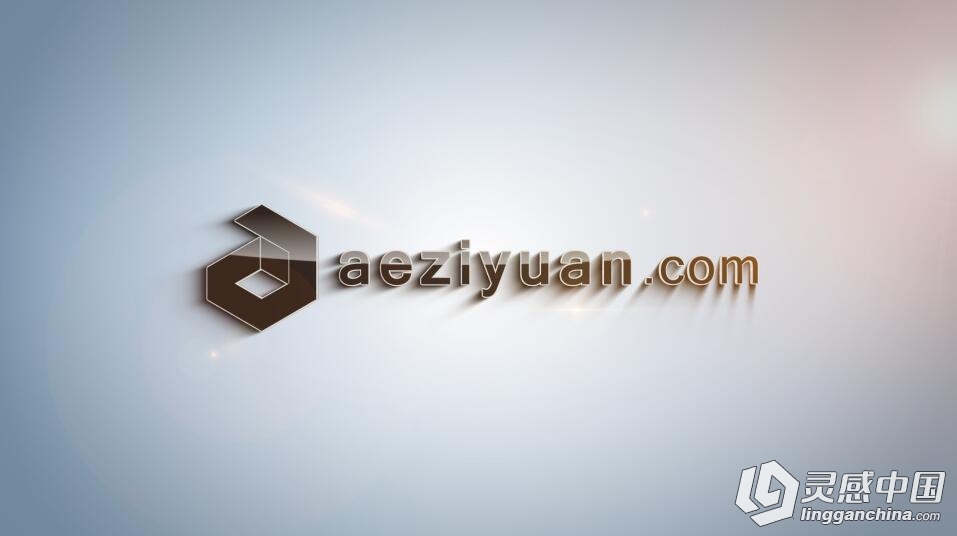 旋转颗粒Logo演绎动画AE模板 Rocketstock Alluvion Stylish 3D Logo Reveal  灵感中国网 www.lingganchina.com