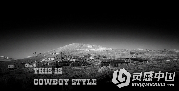 西部牛仔风格展示动画AE模板 Videohive Cowboy Style Opener  灵感中国网 www.lingganchina.com