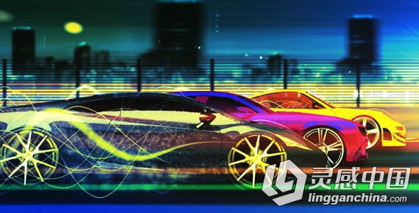 极限竞速赛车比赛包装动画AE模板 Videohive Race Machine  灵感中国网 www.lingganchina.com