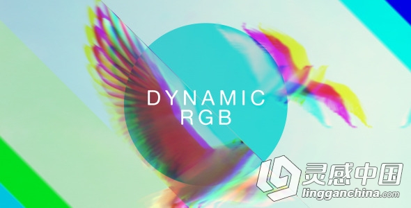 动态RGB色调展示动画AE模板 Videohive Dynamic RGB Slideshow  灵感中国网 www.lingganchina.com