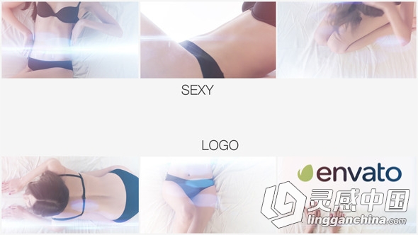 性感妩媚Logo演绎动画AE模板 Videohive Sexy Logo  灵感中国网 www.lingganchina.com