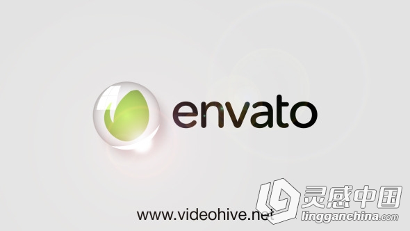 玻璃球体Logo演绎动画AE模板 Videohive Logo on Glass Ball  灵感中国网 www.lingganchina.com