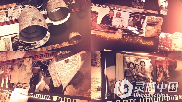 史诗级战争宣传片展示动画AE模板 Videohive Epic Cinematic Action Opener  灵感中国网 www.lingganchina.com