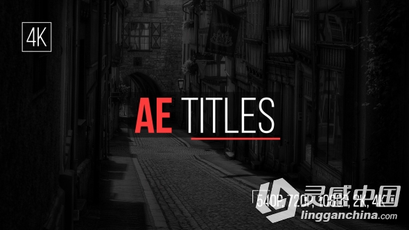 50组可制定标题动画AE模板合辑 Videohive AE Titles  灵感中国网 www.lingganchina.com