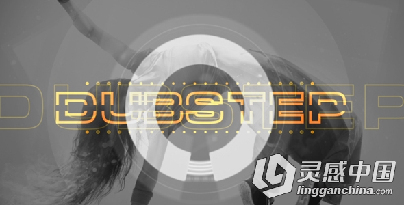 音乐节拍电视频道包装动画AE模板 Videohive Dubstep Logo  灵感中国网 www.lingganchina.com