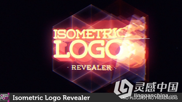 超炫魔方Logo演绎动画AE模板 Videohive Isometric Logo Revealer  灵感中国网 www.lingganchina.com