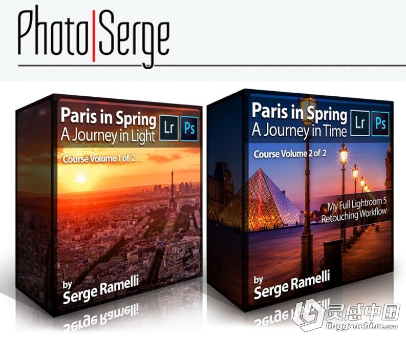 巴黎春季摄影后期训练包 Paris in Spring Training Bundle  灵感中国网 www.lingganchina.com