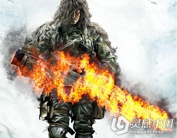 超酷火焰光效PS动作 Fire Photoshop Action（附视频教程）  灵感中国网 www.lingganchina.com