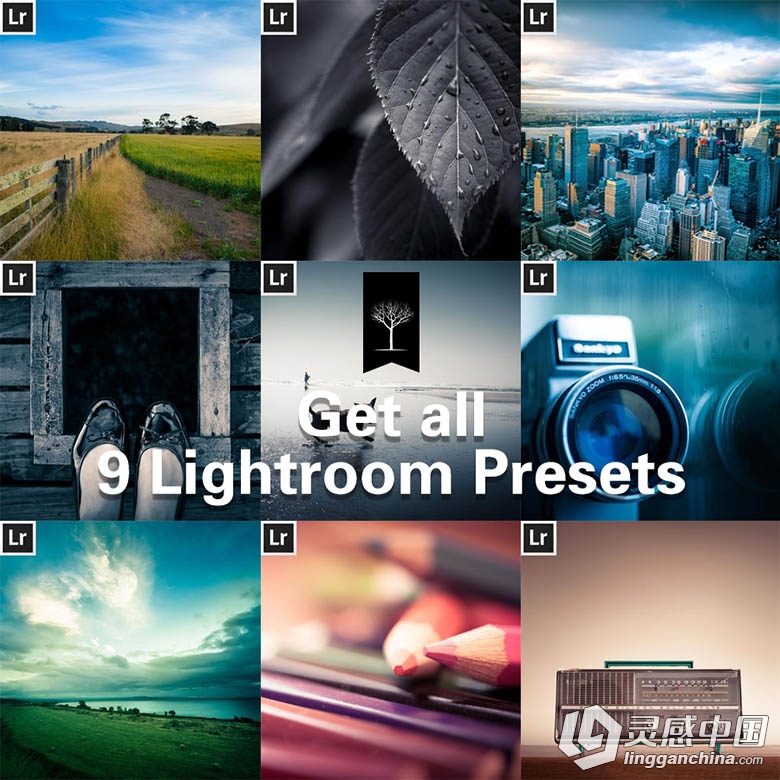 Cuba Gallery风光调色Lr预设9套合集 Lightroom Presets Pack 9  灵感中国网 www.lingganchina.com