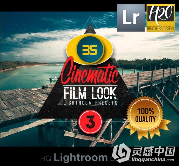 电影胶片Lr预设第三卷 Cinematic Film Look Lightroom Presets VOL 3  灵感中国网 www.lingganchina.com