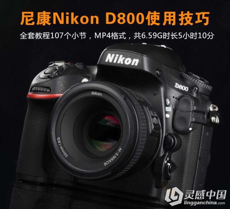 尼康Nikon D800使用技巧 摄影操作应用详解教程 中文字幕  灵感中国网 www.lingganchina.com