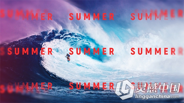 小清新多彩时尚夏日旅游片头AE模板 Videohive Summer Opener  灵感中国网 www.lingganchina.com