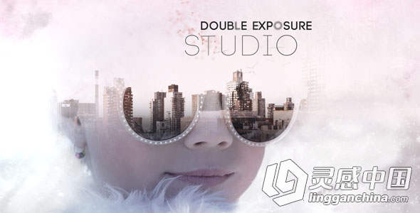 多重曝光叠加图片视觉特效幻灯片AE模板 Videohive Double Exposure Studio  灵感中国网 www.lingganchina.com