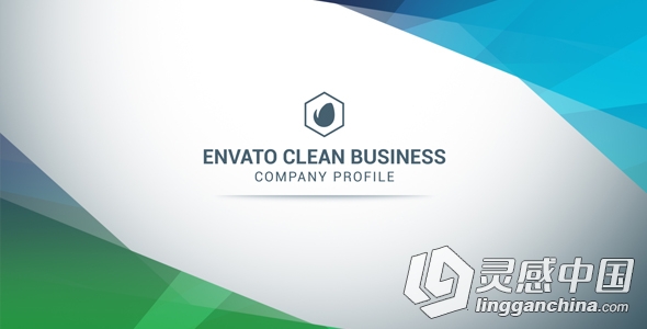 企业简洁介绍发展史展示AE模板 VideoHive Clean Business Company Profile  灵感中国网 www.lingganchina.com