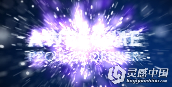 炫酷粒子爆炸特效文字LOGO片头AE模板 VideoHive Particle Explosion Full HD  灵感中国网 www.lingganchina.com