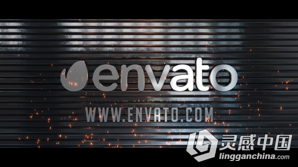 震撼金属质感3D文字LOGO演绎片头动画AE模板 VideoHive Epic 3D Metal Logo  灵感中国网 www.lingganchina.com