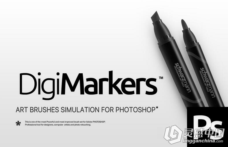 创意CG绘画笔刷 RM Digi Markers  灵感中国网 www.lingganchina.com