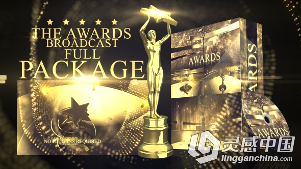 颁奖典礼整体包装AE模板 VideoHive The Awards  灵感中国网 www.lingganchina.com