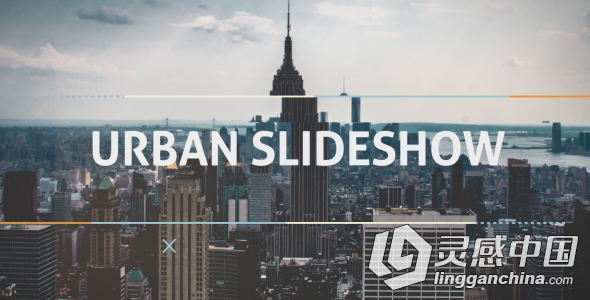 创意时尚明亮城市动态照片展示幻灯片AE模板 Videohive Urban Dynamic Slideshow 19...  灵感中国网 www.lingganchina.com