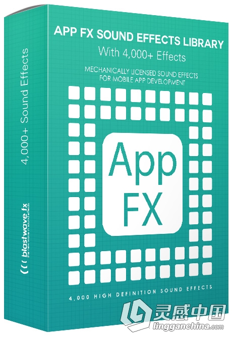 4000组手机APP应用程序卡通游戏MG动画音效合集 App FX Sound Effects Library  灵感中国网 www.lingganchina.com