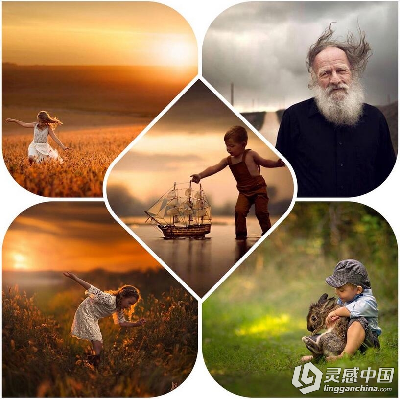 Jake Olson’s Photoshop Retouching Brush and Action Set  灵感中国网 www.lingganchina.com