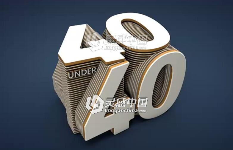 C4D创意40木纹3D文字结构视频教程 Stylish 3D Wooden Text Structure  灵感中国网 www.lingganchina.com