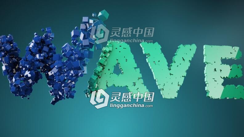 C4D波浪置换文字动画特效视频教程 The Wave Effect Cinema 4D Tutorial  灵感中国网 www.lingganchina.com