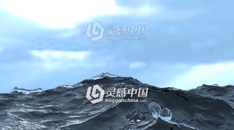 C4D海浪制作视频教程 附工程文件 Realistic Water Cinema 4D Tutorial  灵感中国网 www.lingganchina.com