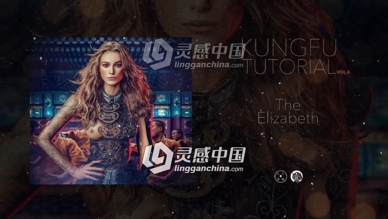 人人有功练PS教程第四集Elizabeth视频教程  灵感中国网 www.lingganchina.com