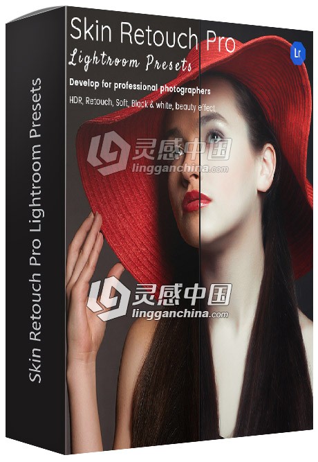 20组人像皮肤修饰Lightroom预设 Skin Retouch Pro Lightroom Presets  灵感中国网 www.lingganchina.com