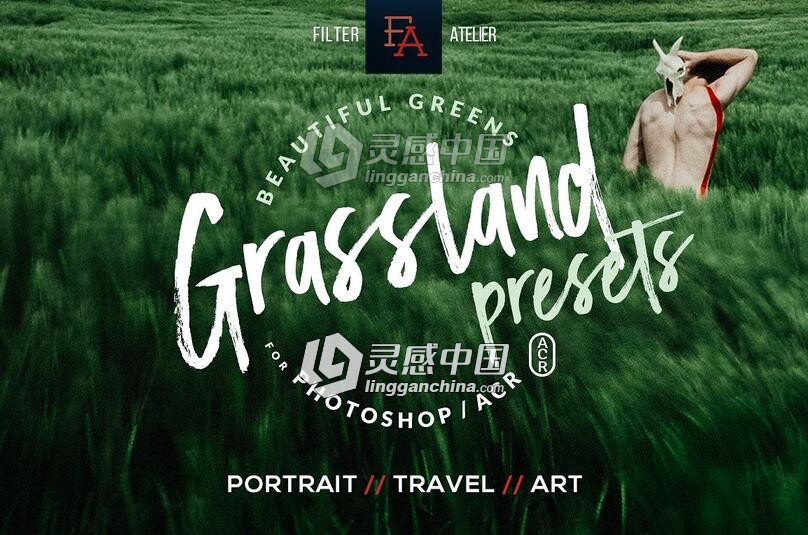 肖像风景旅游和婚礼摄影ACR预设 Grassland ACR Presets  灵感中国网 www.lingganchina.com