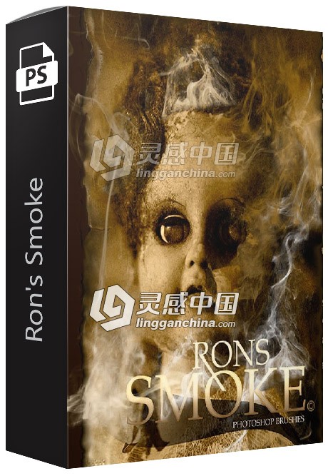 Ron's55款极品烟雾笔刷 Ron's Smoke  灵感中国网 www.lingganchina.com