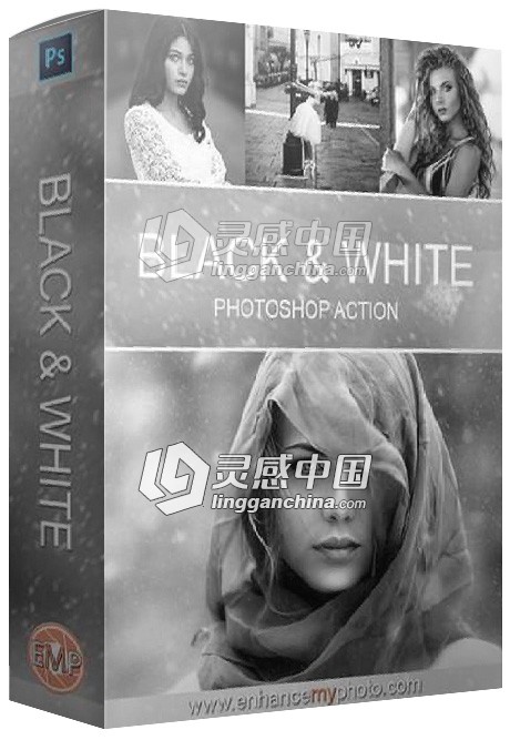 经典黑白动作 Black &amp; White Actions  灵感中国网 www.lingganchina.com