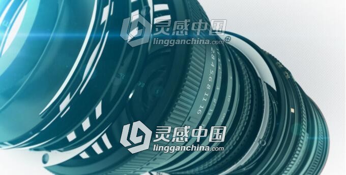 三维摄像机镜头展示标志Logo演绎AE模板  灵感中国网 www.lingganchina.com