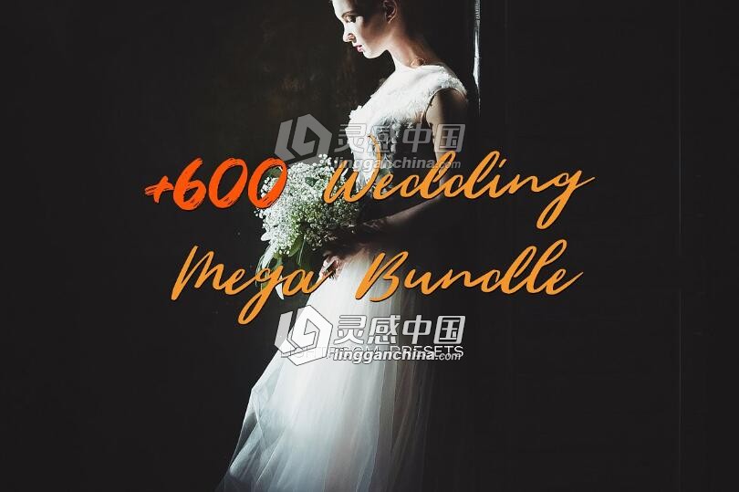 643组专业婚礼婚纱时尚编辑Lightroom预设合集 600+ Wedding Filters Mega Bundle  灵感中国网 www.lingganchina.com