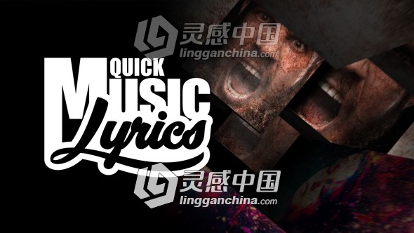 炫酷史诗摇滚乐队歌曲图文排版展示动画AE模板  灵感中国网 www.lingganchina.com