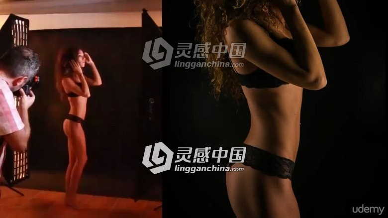 摄影大师高端私房写真艺术摄影布光视频教程  灵感中国网 www.lingganchina.com