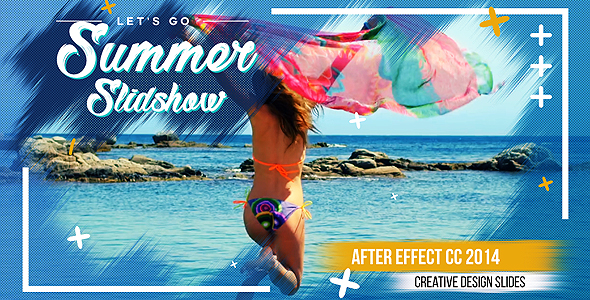 夏季清爽幻灯片展示效果AE模板 videohive Summer Slideshow 20846293  灵感中国网 www.lingganchina.com