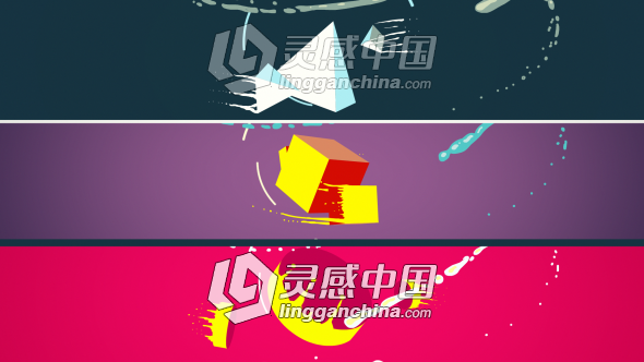 多种液体风格的LOGO揭示AE模板 videohive Liquid Logo  灵感中国网 www.lingganchina.com