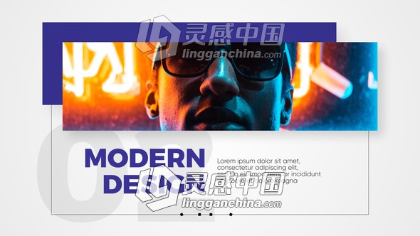 现代时尚的视频展示效果AE模板 Videohive Clean Promo  灵感中国网 www.lingganchina.com