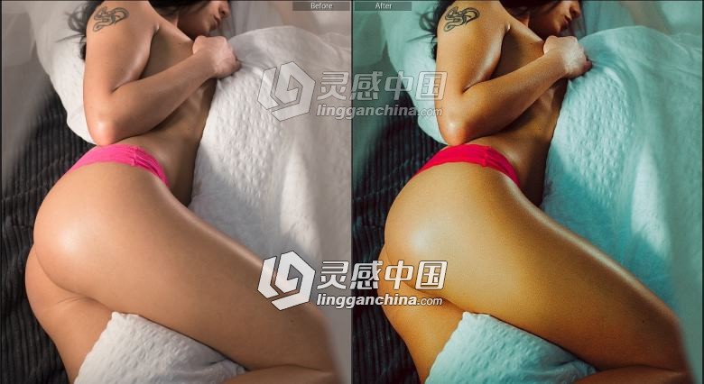 私房写真闺房人像Lightroom预设 presetN01  灵感中国网 www.lingganchina.com