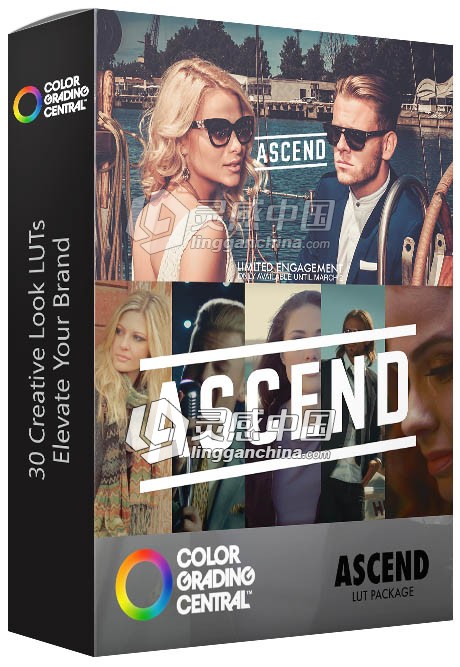 Color Grading Central 价值199美元的电影预设包：ASCEND LUTs Pack  灵感中国网 www.lingganchina.com