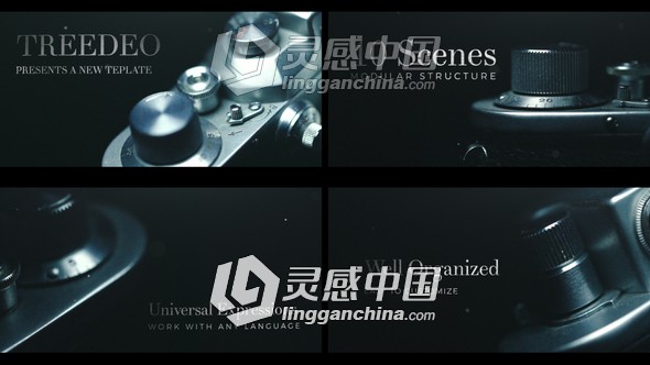 老电影婚礼记忆相机影视文字展示片头AE模板 videohive Cinematic Title Sequence  灵感中国网 www.lingganchina.com