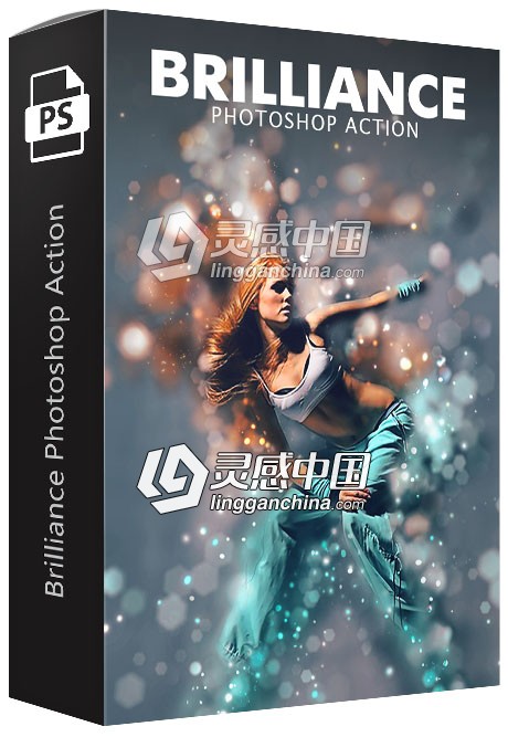 梦幻散景光斑动作 Brilliance Photoshop Action 附视频教程  灵感中国网 www.lingganchina.com