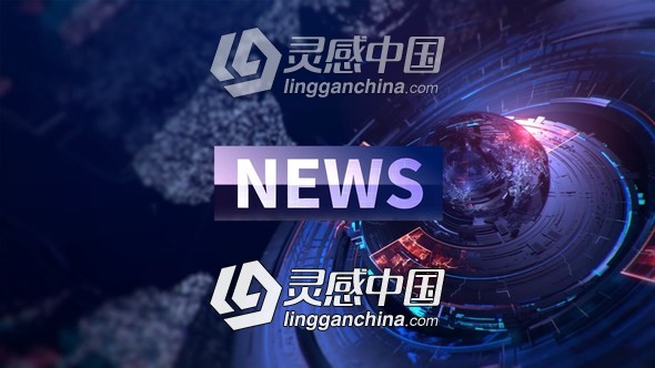 科技感电视广播新闻栏目包装AE模板 Videohive TV News 21152202  灵感中国网 www.lingganchina.com